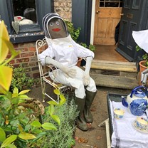 The Beekeeper scarecrow