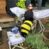 The Bee Scarecrow